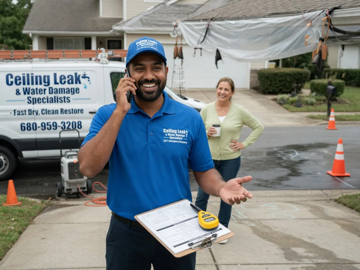Ceiling Leak Cleanup Eskridge, KS FAQs
